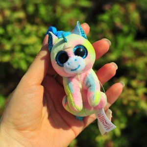 Key Chain Cute Unicorn Plushy Squishy Toy for a bag charm